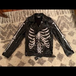 Killstar Morgue Master Biker Jacket Small Mens